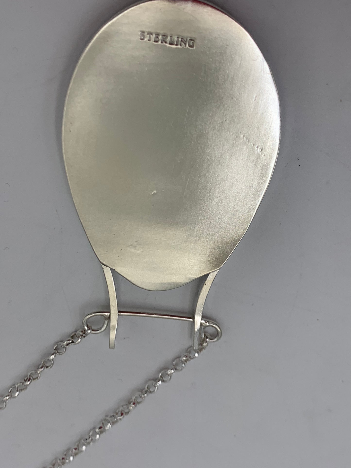 Rose Cut Faceted Gray Sapphire Necklace