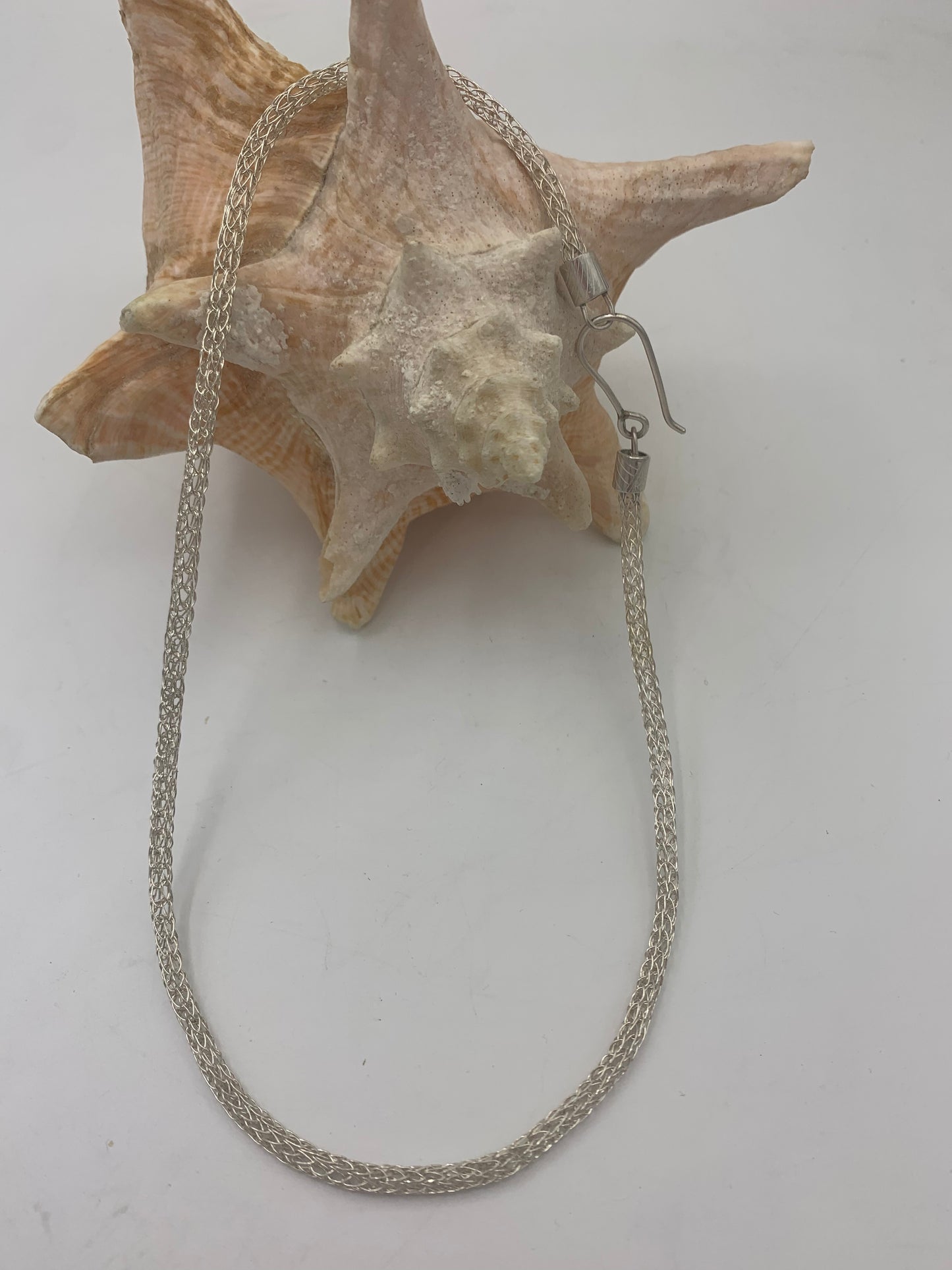 Viking Knit Sterling Silver necklace