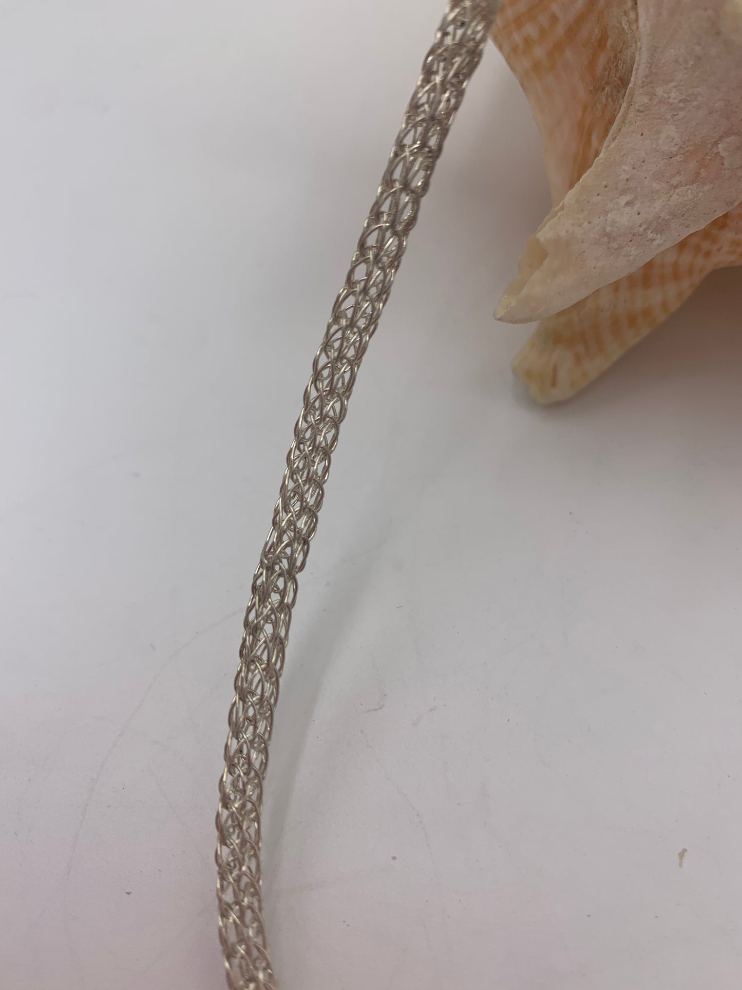 Viking Knit Sterling Silver necklace