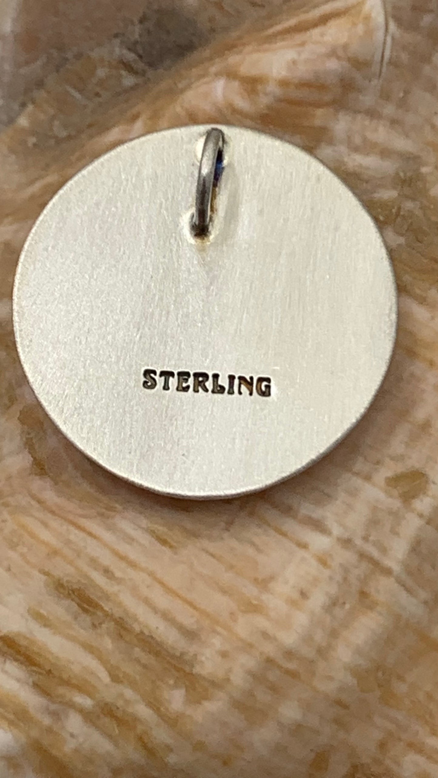 Green Mohave Turquoise and Sterling Silver necklace