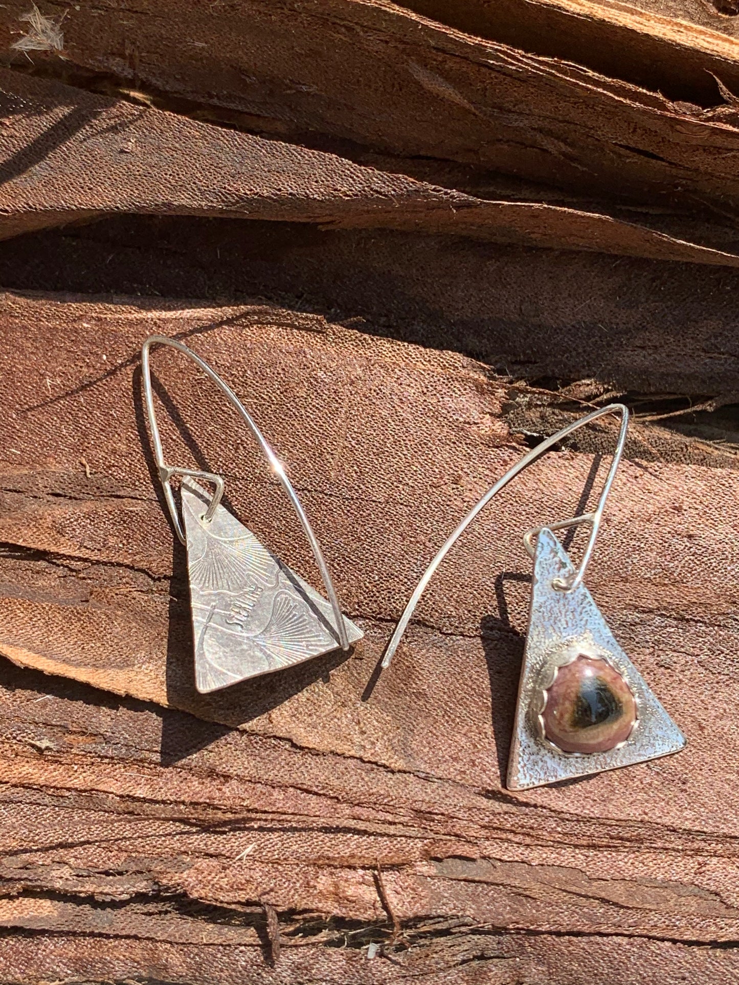 Candy Tourmaline and Sterling Silver earrings