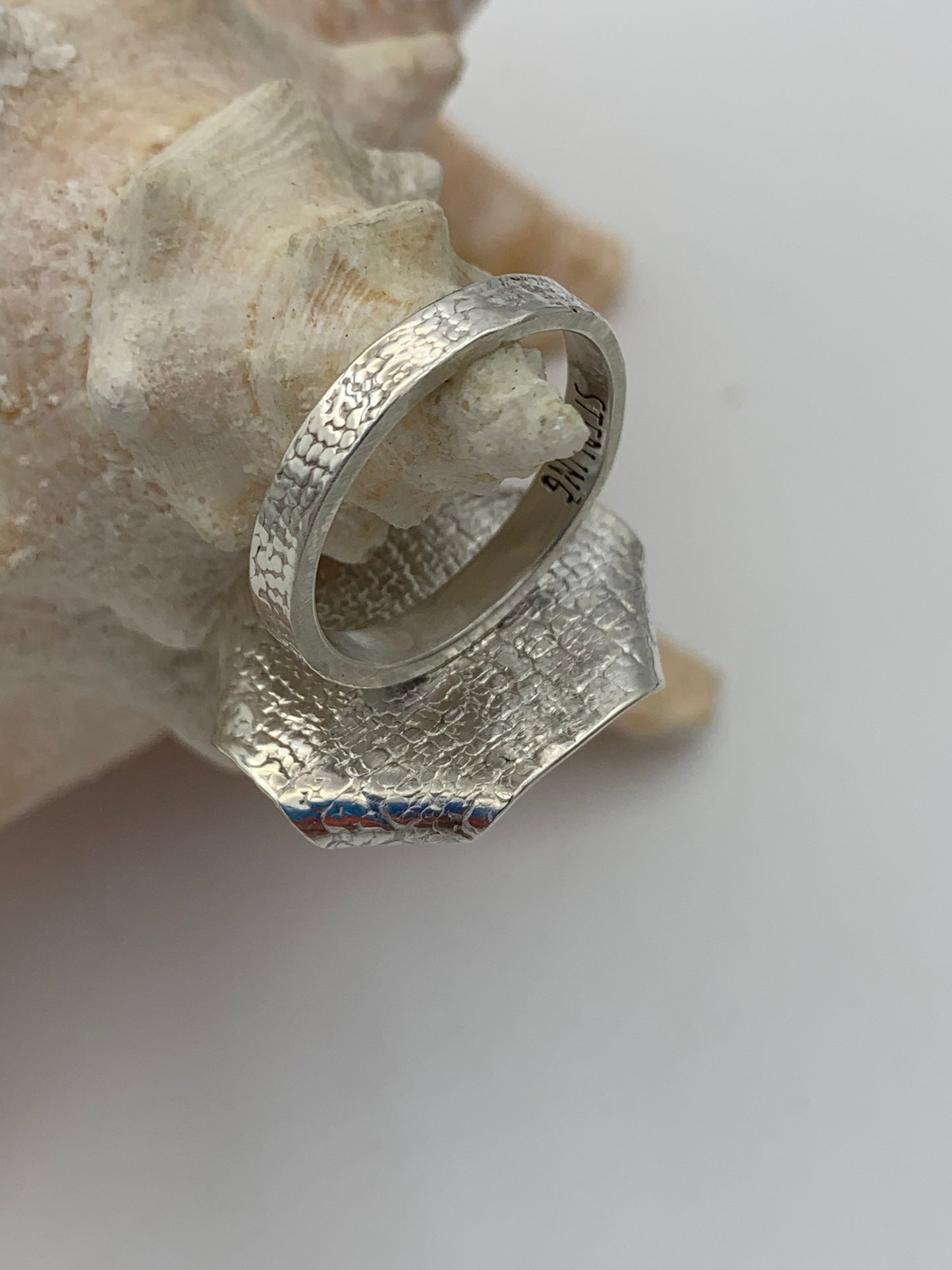 Purple Ruby and Sterling Silver ring