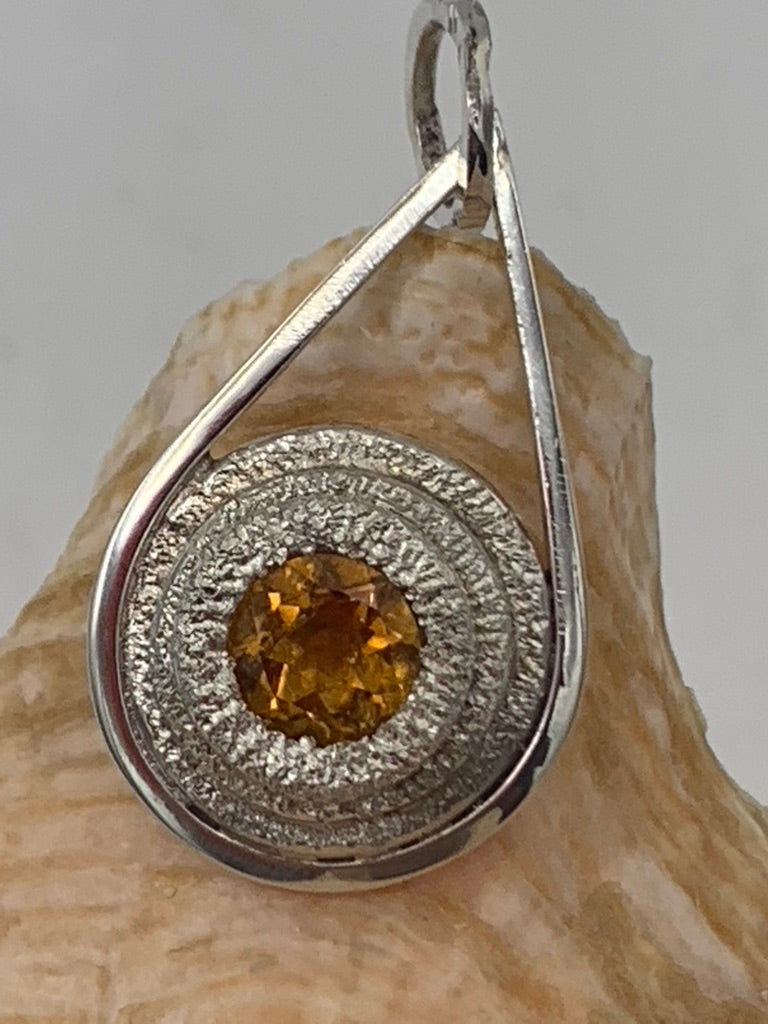 Citrine and Sterling Silver necklace