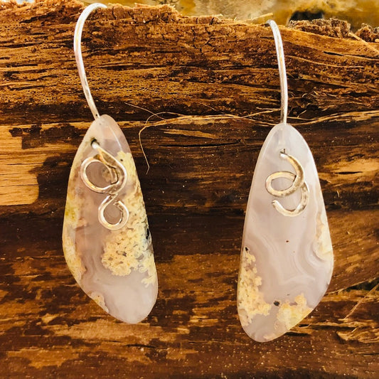 Agua Nuevo and Sterling Silver earrings