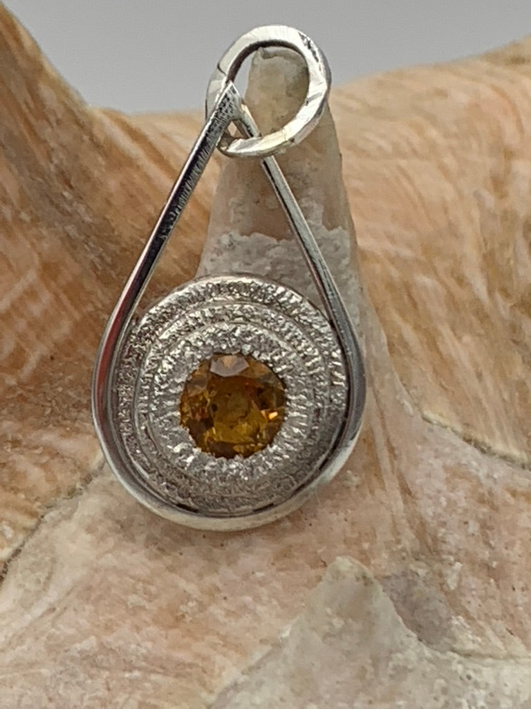 Citrine and Sterling Silver necklace