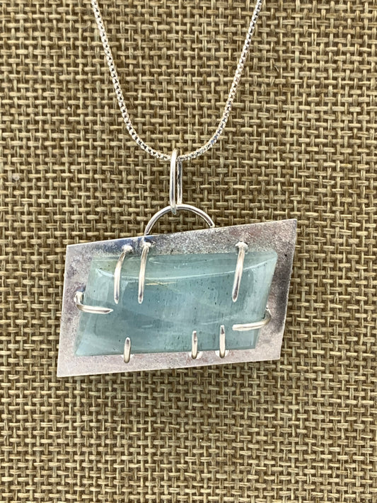 Aquamarine necklace