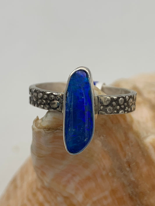 Opal and Sterling Silver ring